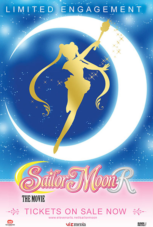 Sailor Moon R: The Movie movie poster for when it played the Pittsburgh Japanese Film Festival